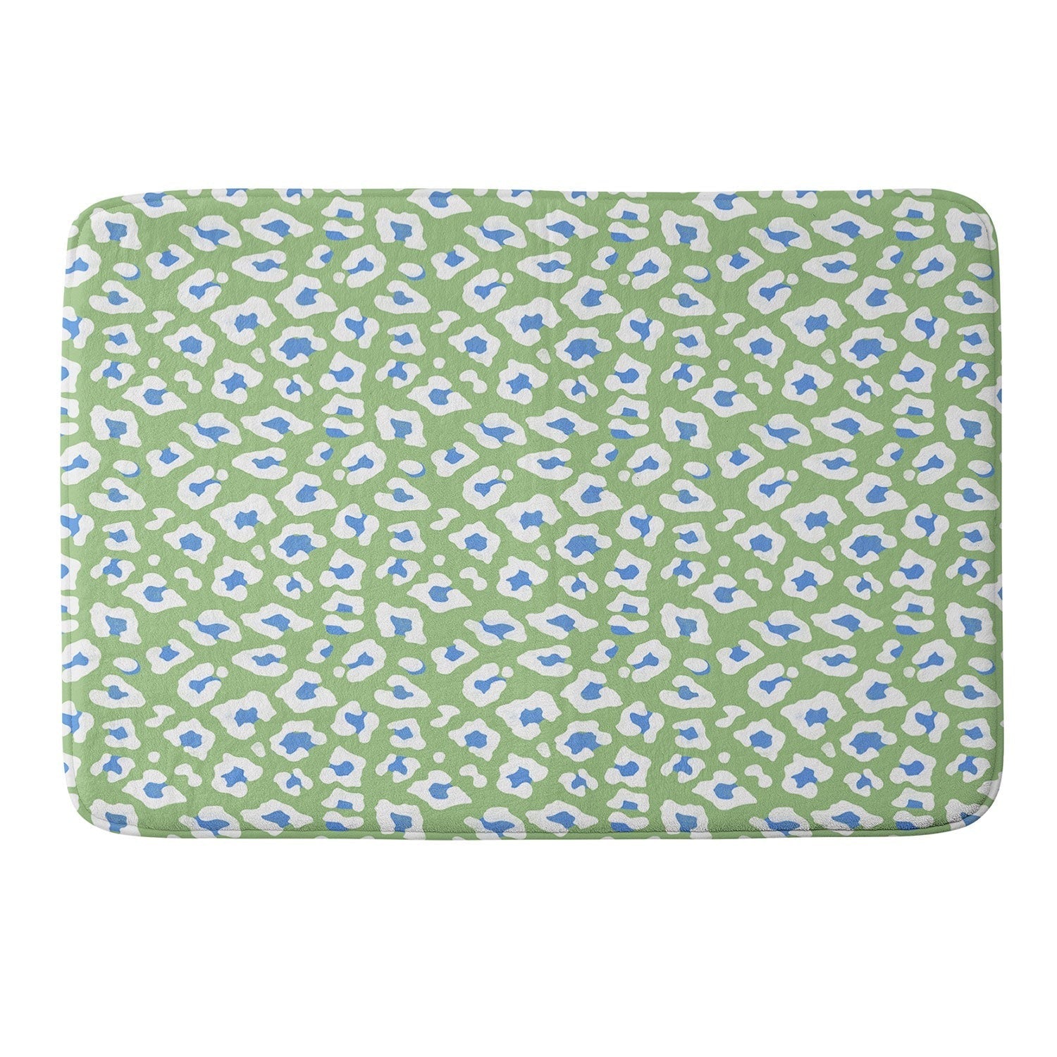 Avenie BR Cheetah Print Memory Foam Bath Mat