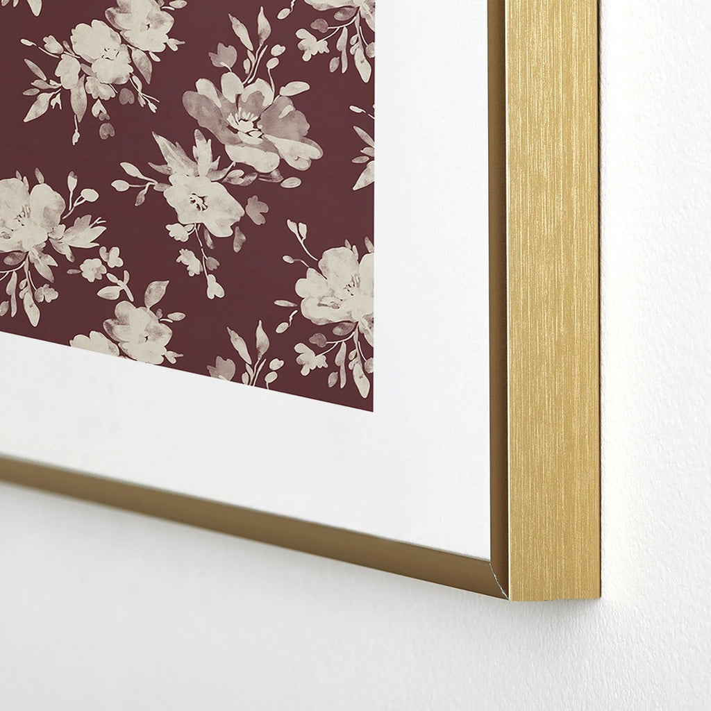 Marta Barragan Camarasa Antique Petal Romance Metal Framed Art Print
