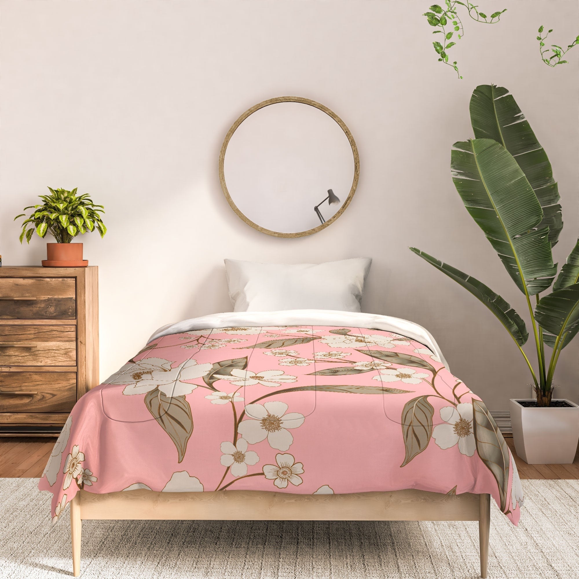 Gabriela Fuente Roberta in Pink Comforter