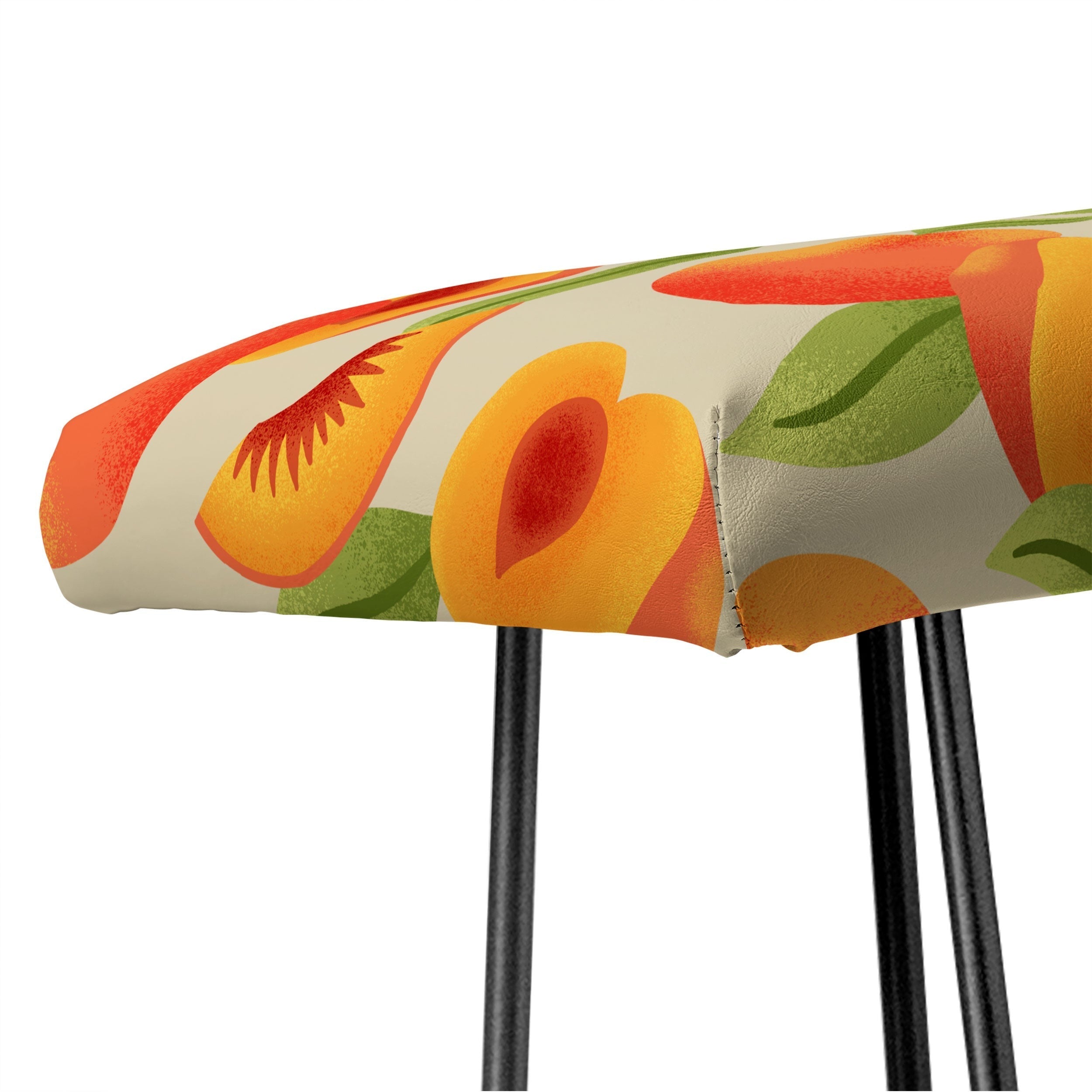 Jessica Molina Peach Pattern Bench