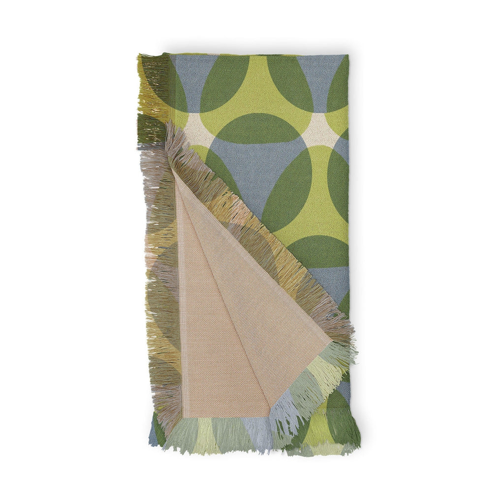 Marta Barragan Camarasa Stylish Retro Circle Throw Blanket