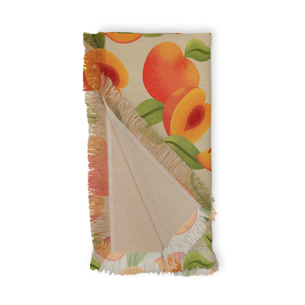 Jessica Molina Peach Pattern Throw Blanket