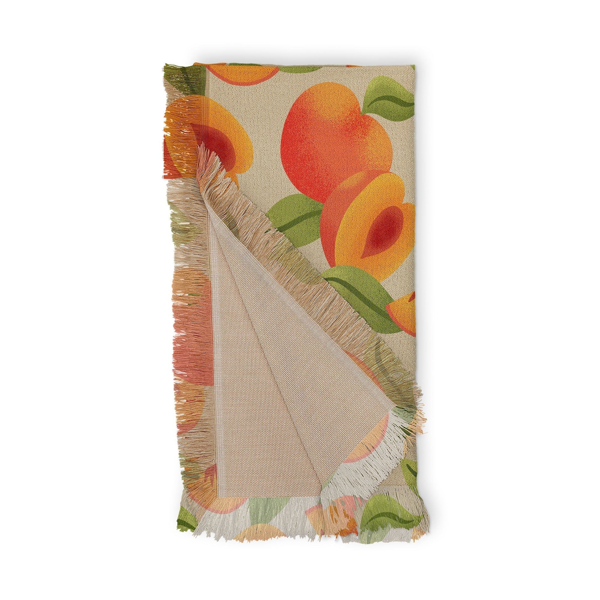 Jessica Molina Peach Pattern Throw Blanket
