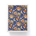 Avenie Moonlit Reading Nook II Framed Mini Art Print