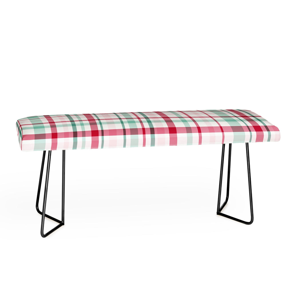 Lisa Argyropoulos Merry Vintage Plaid Bench