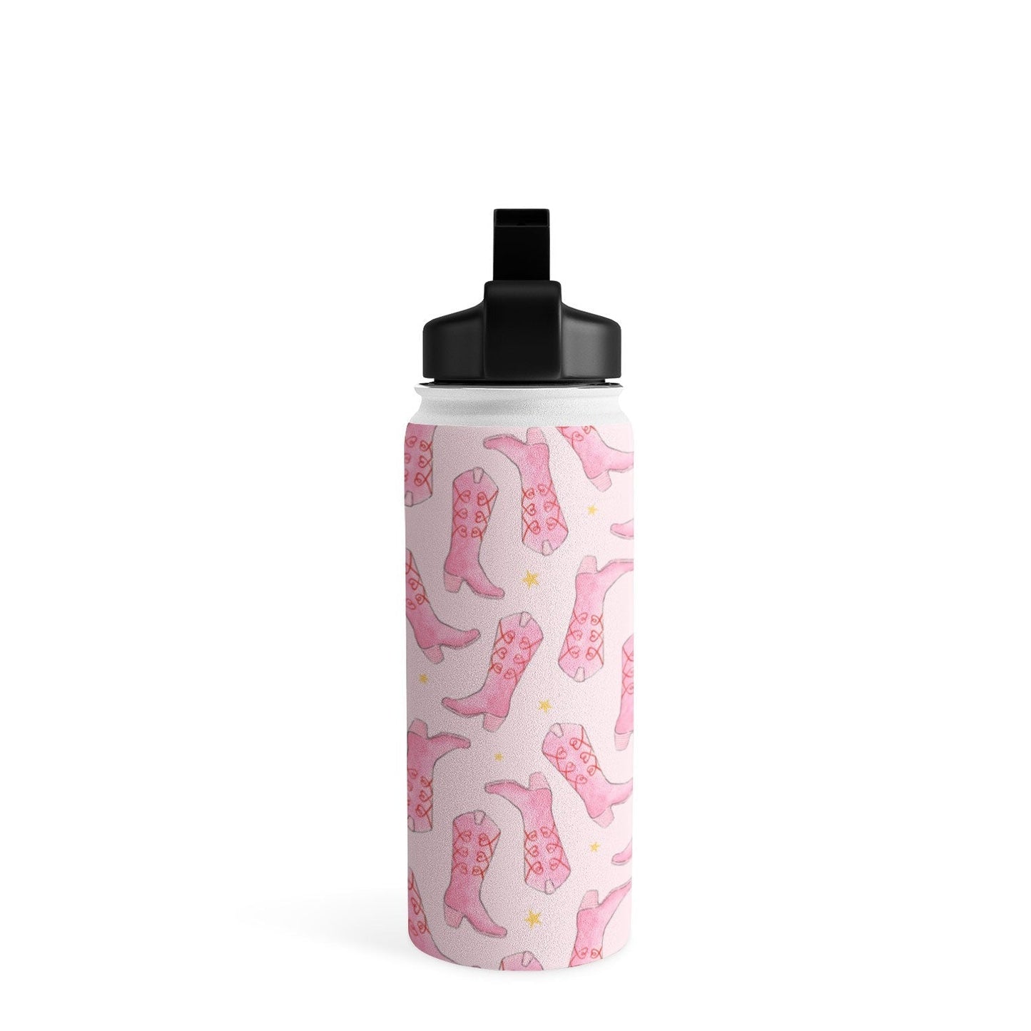 Love_Ryming Stars and Boots Water Bottle