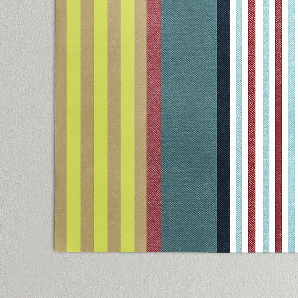 Marta Barragan Camarasa Colorful Stripe Delight Poster