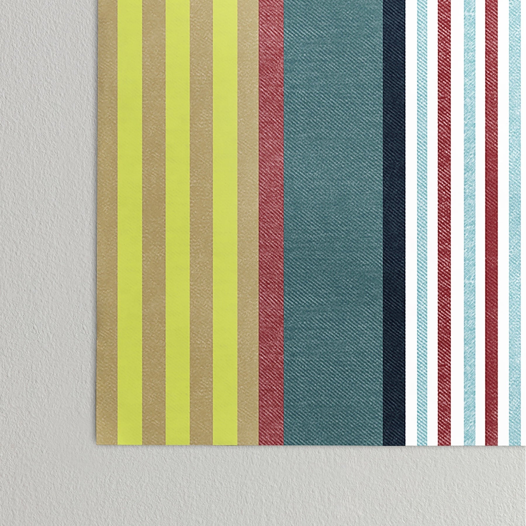 Marta Barragan Camarasa Colorful Stripe Delight Poster