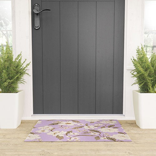 Gabriela Fuente Roberta lilac Welcome Mat