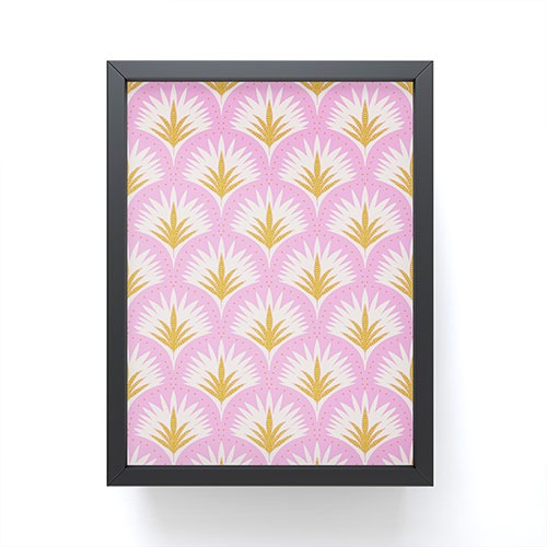 Jennifer Labre Pink Palmetto Framed Mini Art Print