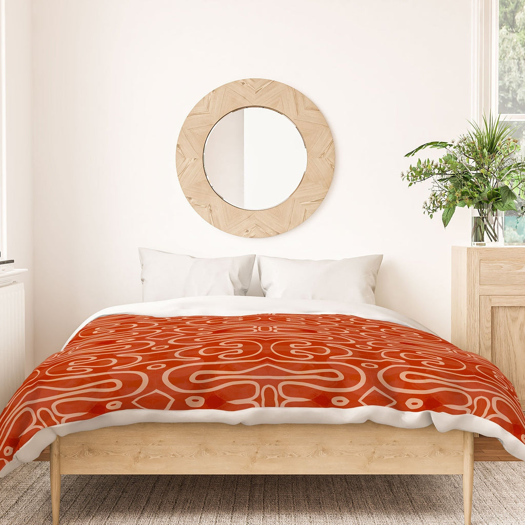 Mirimo Venexiana Burnt Orange Duvet Cover