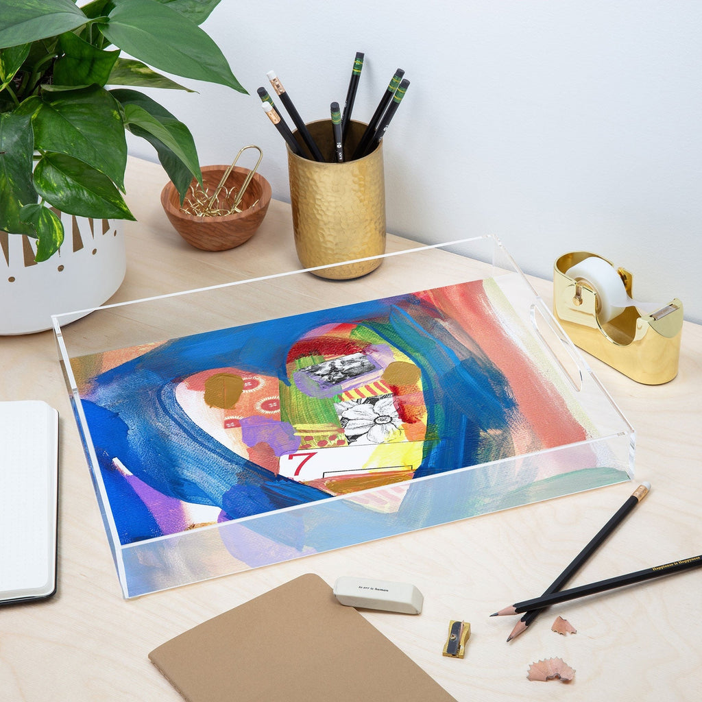 Natalie Baca Lucky in Love Acrylic Tray