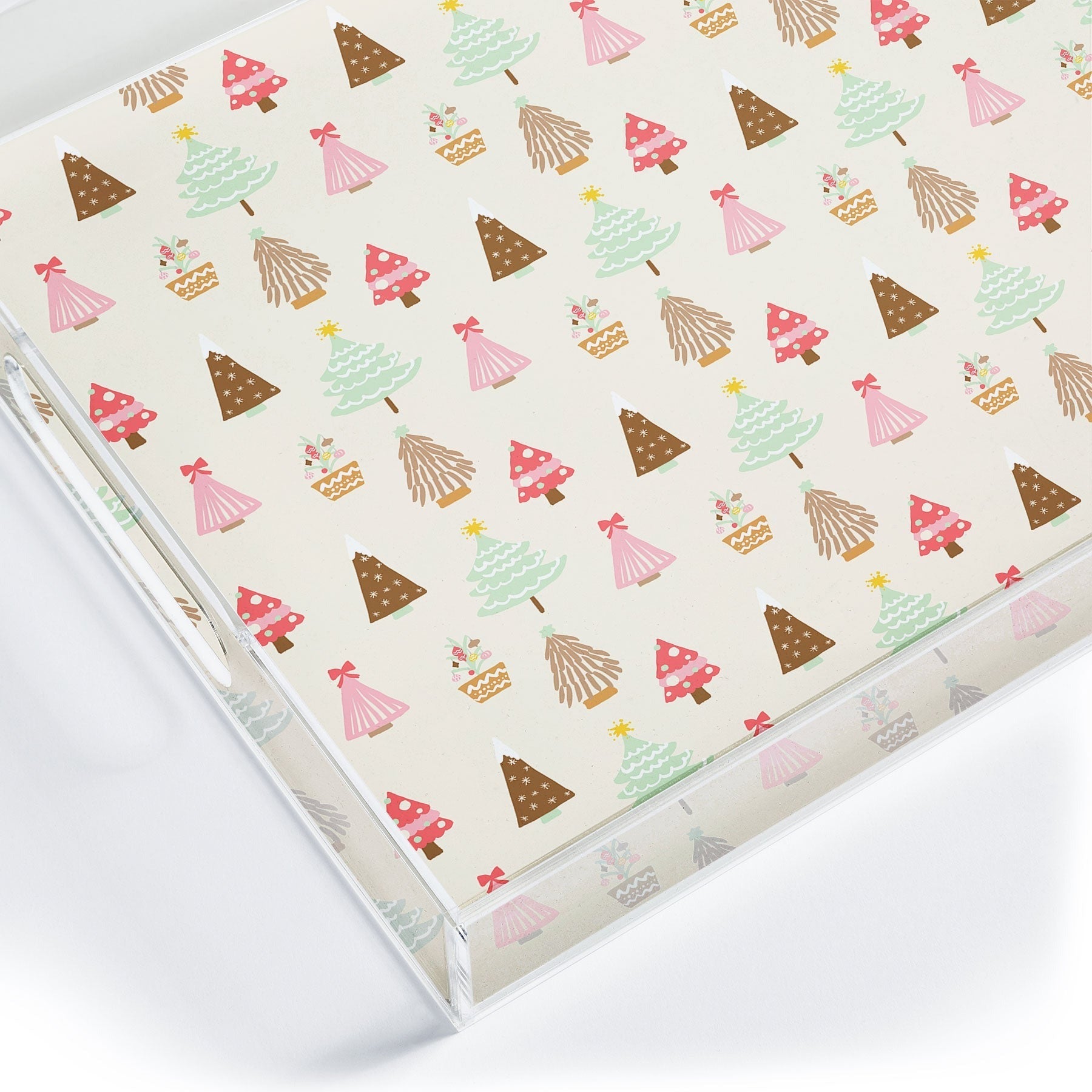 Design by Spark Christmas Tree Delight Acrylic Tray