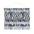 Avenie BR Navy Tiger Stripes Wall Hanging Landscape