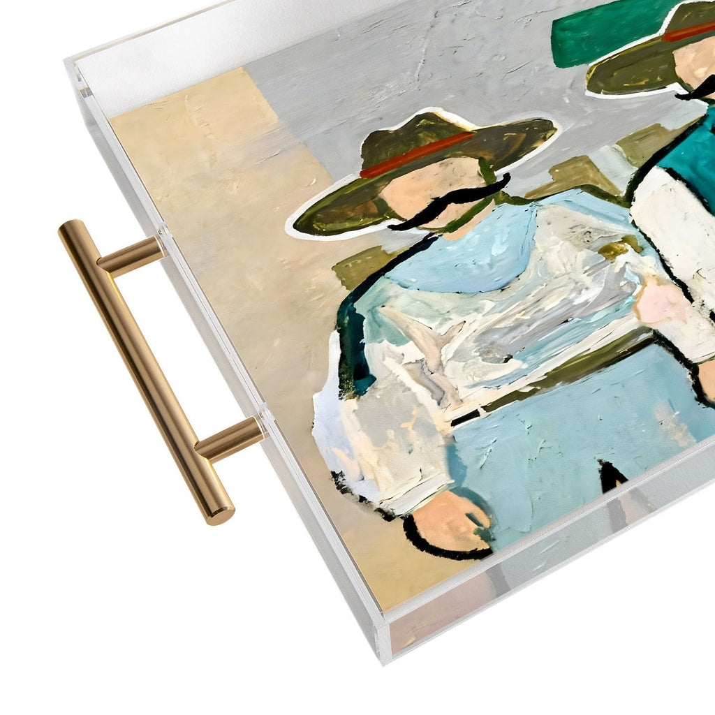 83 Oranges Side By Side Cowboy Edition Acrylic Tray