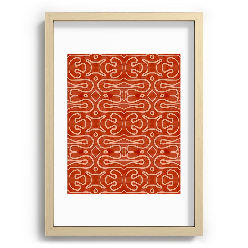 Mirimo Venexiana Burnt Orange Recessed Framing Rectangle