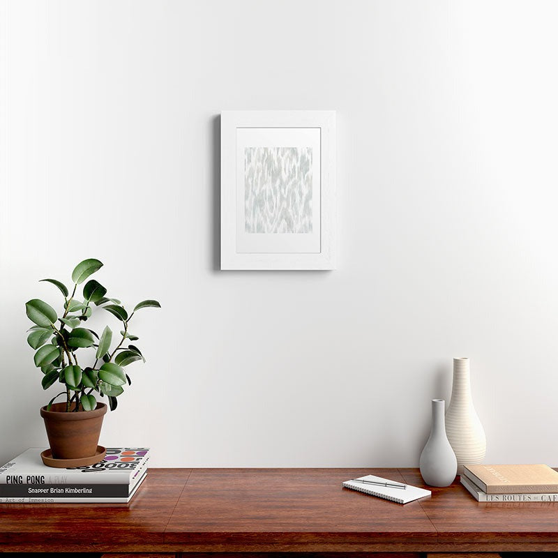 Jacqueline Maldonado Watercolor Wood Grain Framed Art Print