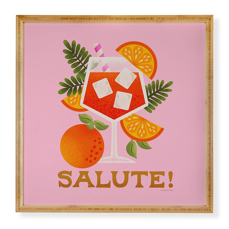 Jessica Molina Orange Spritz Framed Wall Art