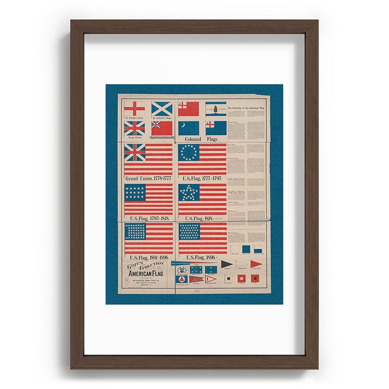 DENY Designs Goff s Evolution of the American Flag Recessed Framing Rectangle