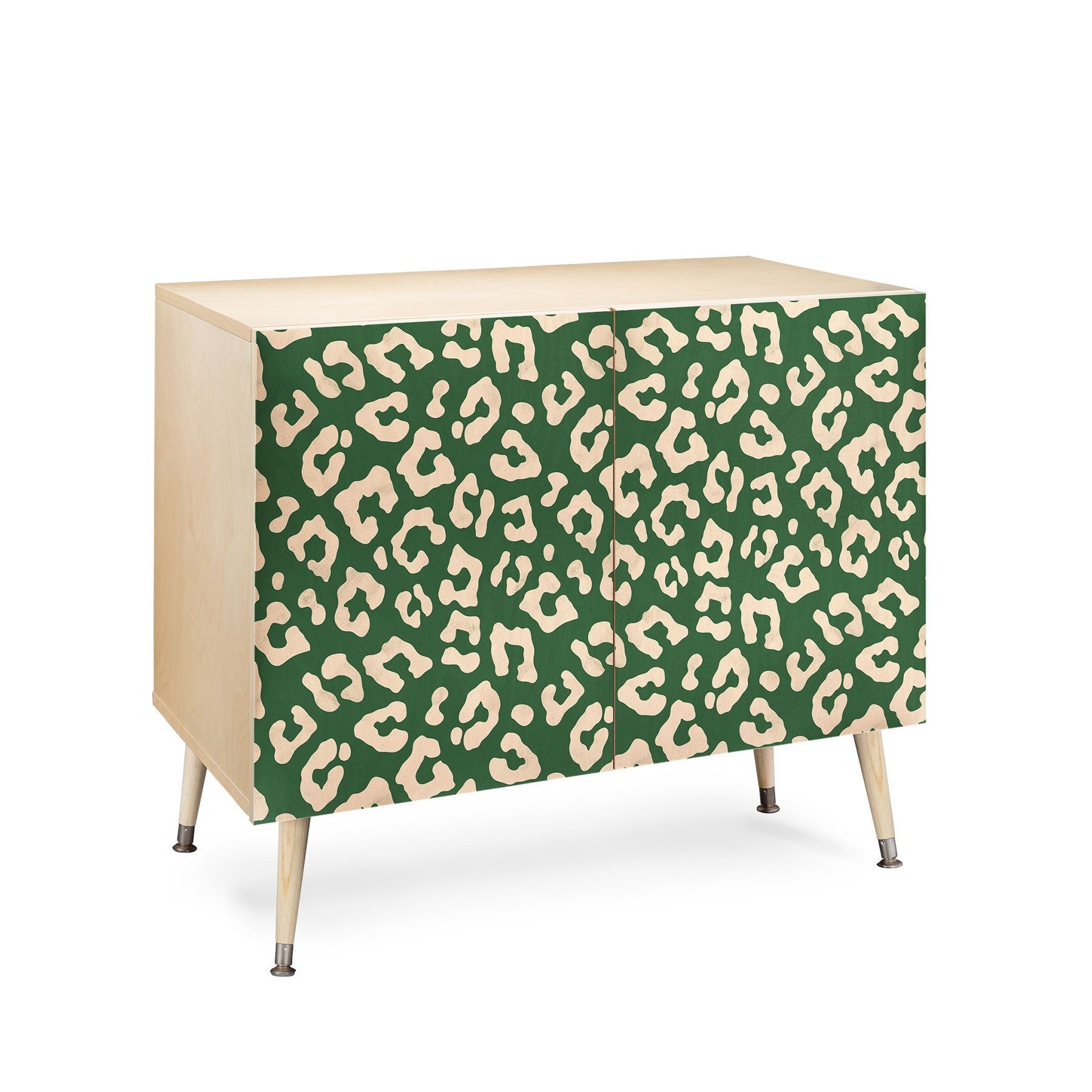 Avenie BR Cheetah Print In Green Credenza