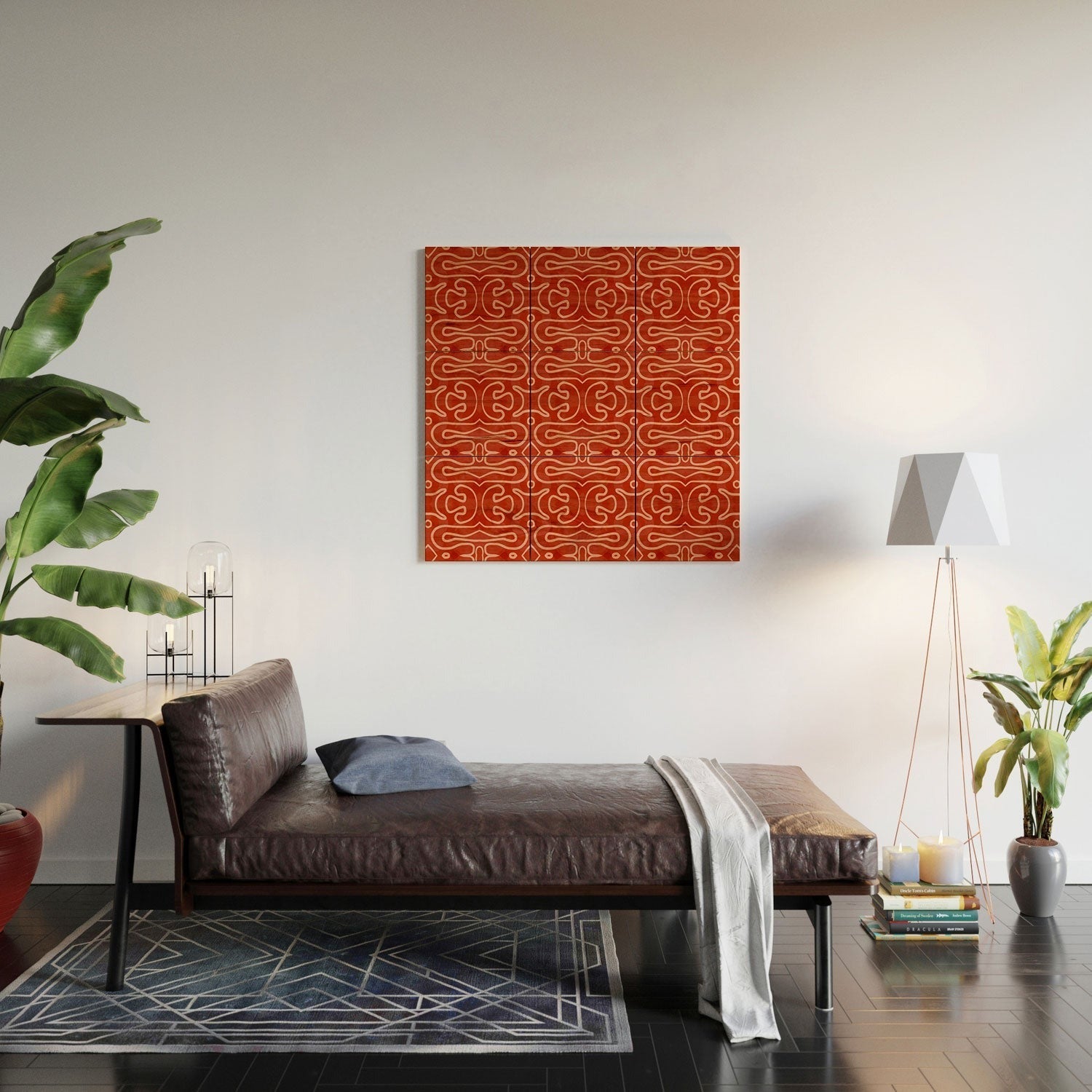 Mirimo Venexiana Burnt Orange Wood Wall Mural