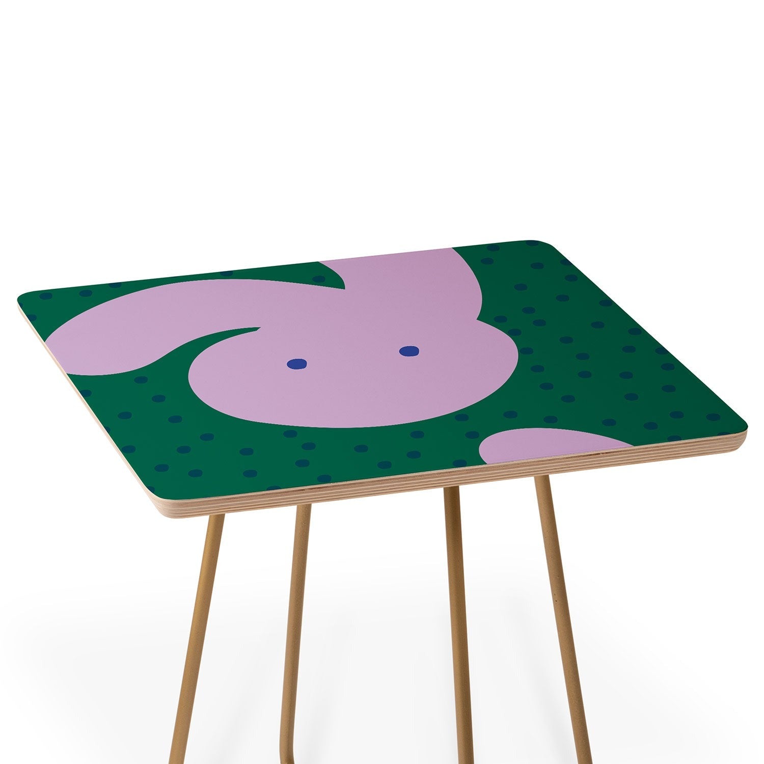 Camilla Foss Pebbles and Rabbit Side Table