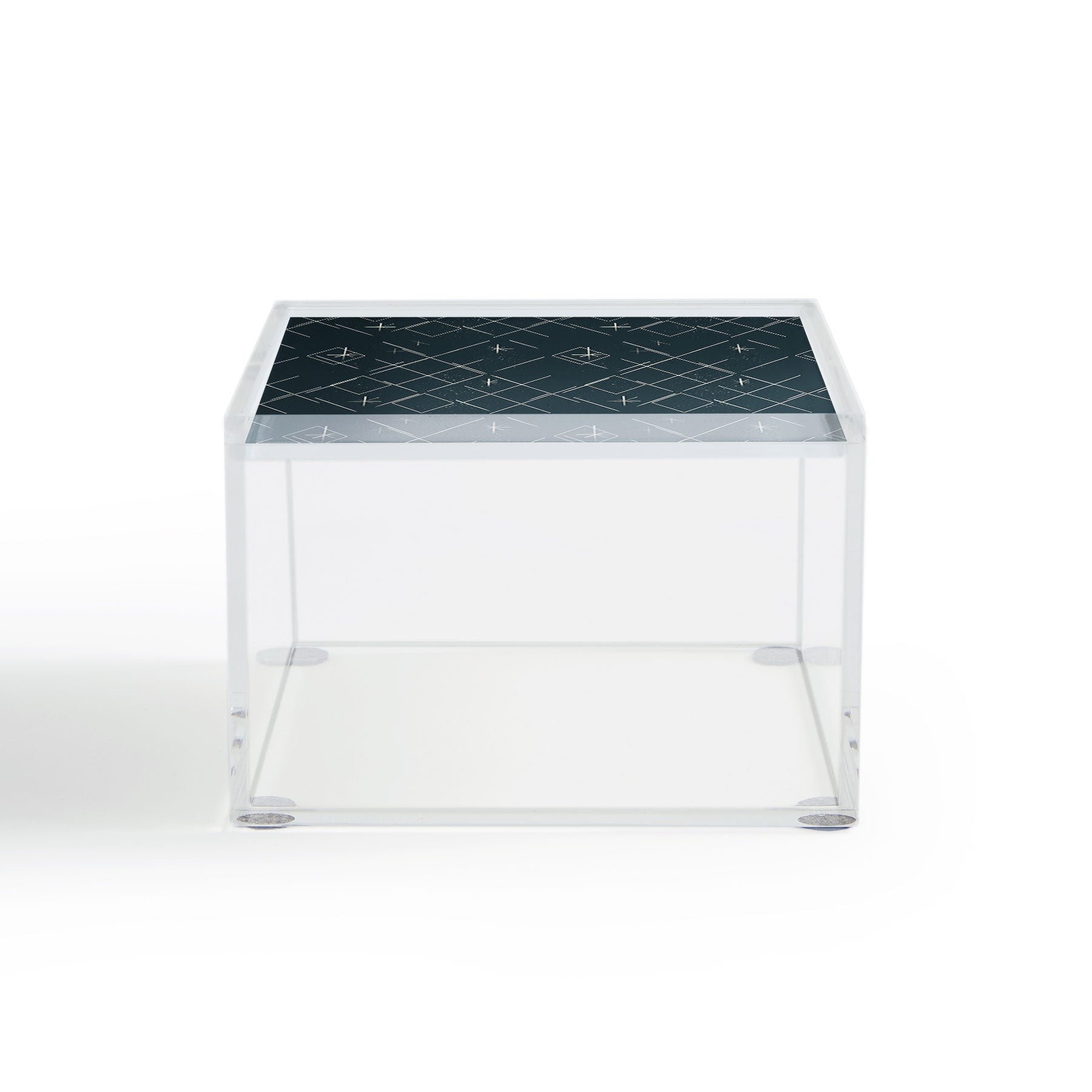 Little Om Starry Web navy Acrylic Box