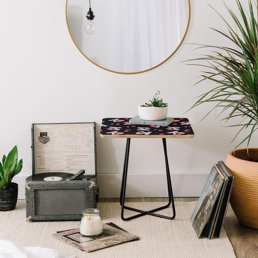 Jennifer Labre Cherries and Bows Side Table