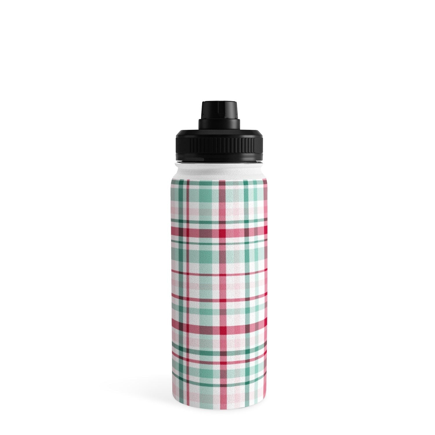 Lisa Argyropoulos Merry Vintage Plaid Water Bottle