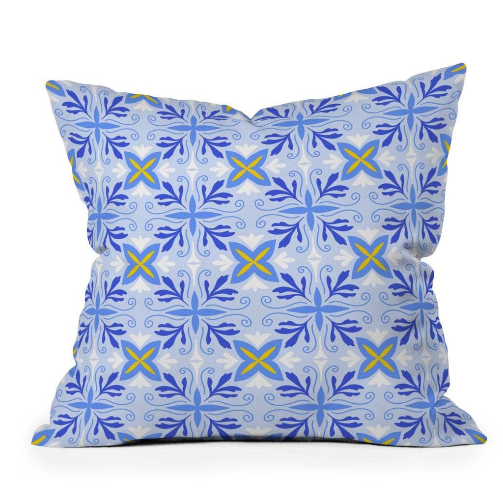 Design by Spark Dolce Vita Flourish Tile Outdoor Throw Pillow