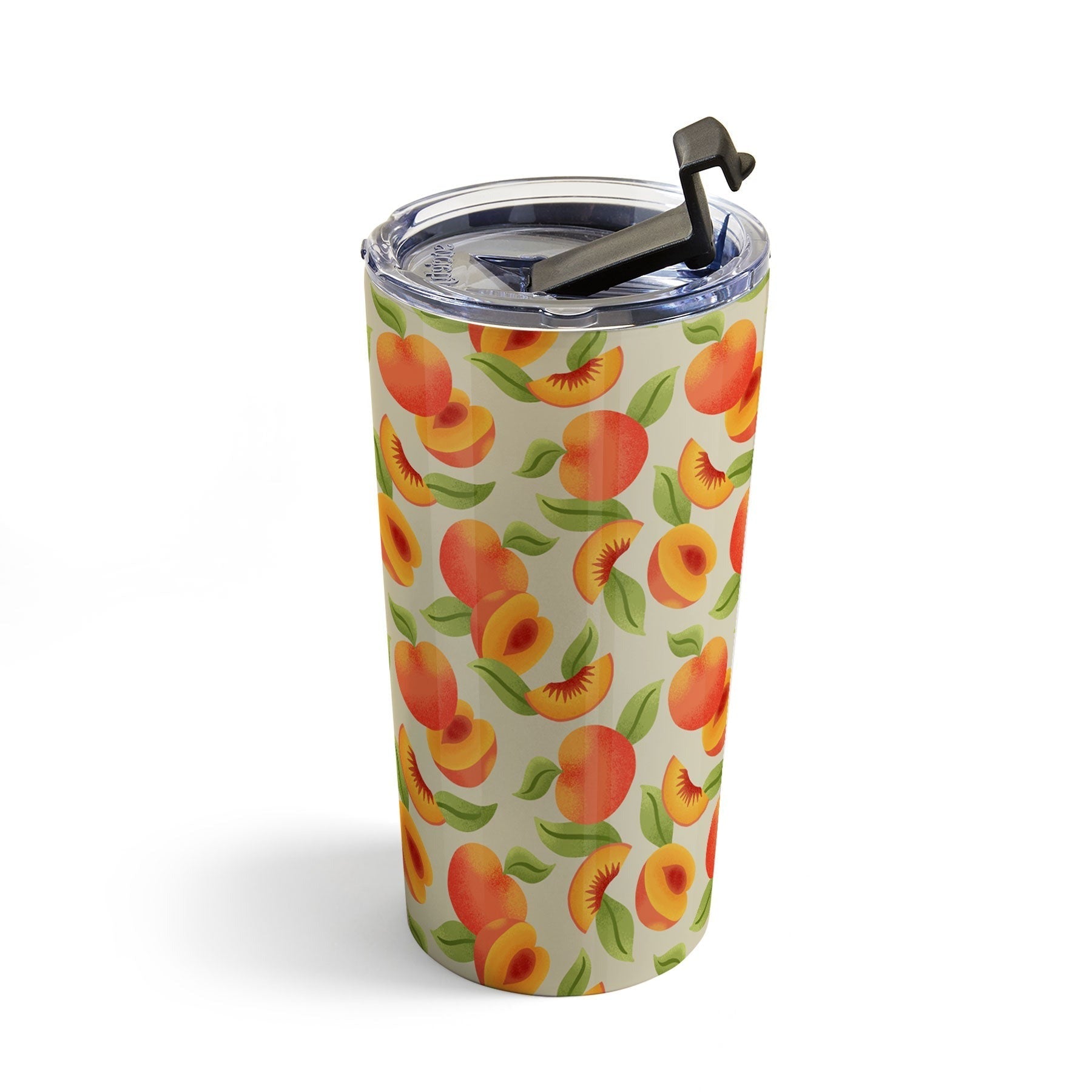 Jessica Molina Peach Pattern Travel Mug