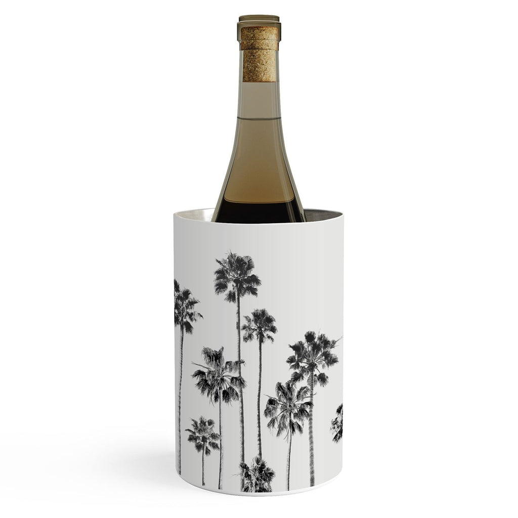 Gal Design Black And White Palms Wine Chiller