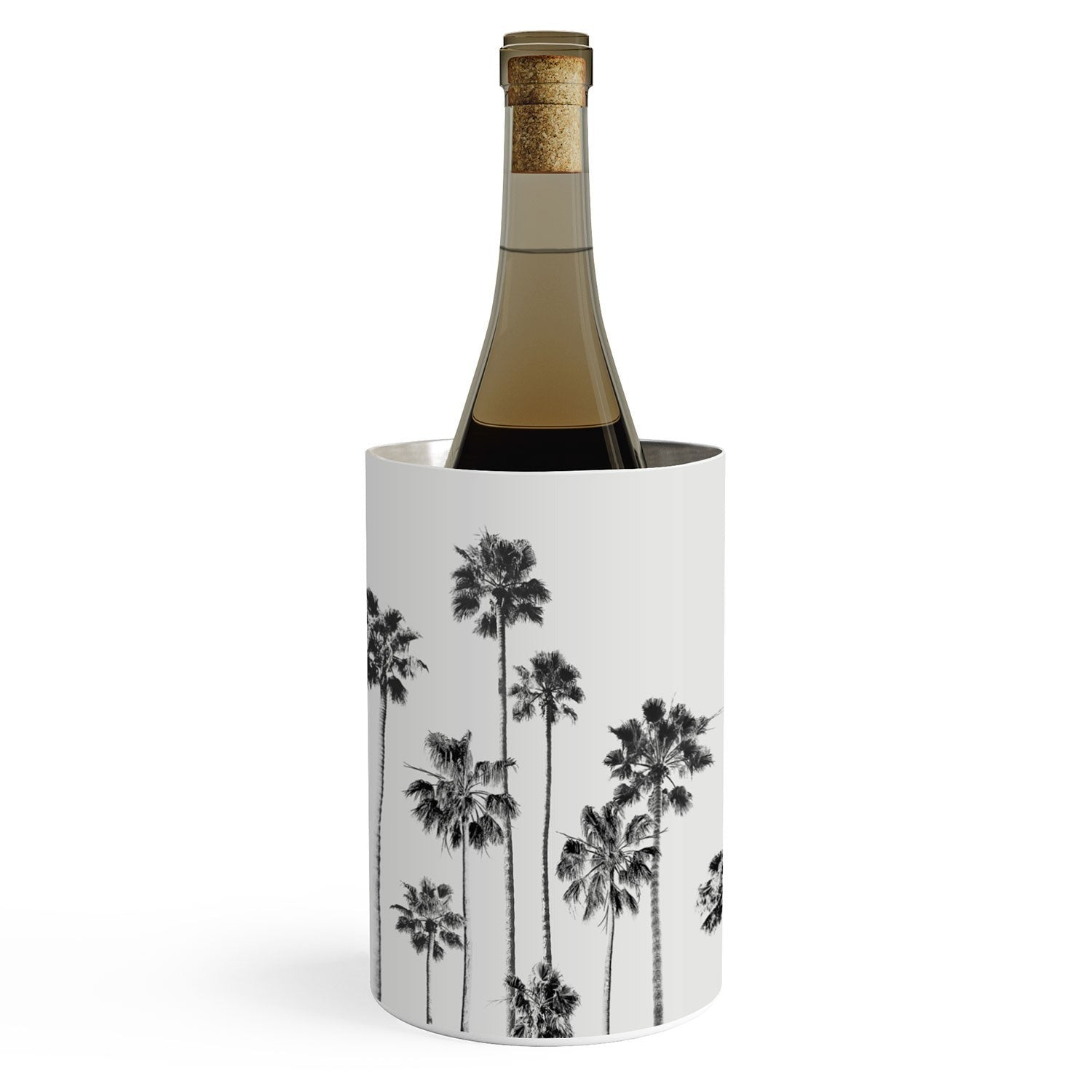Gal Design Black And White Palms Wine Chiller