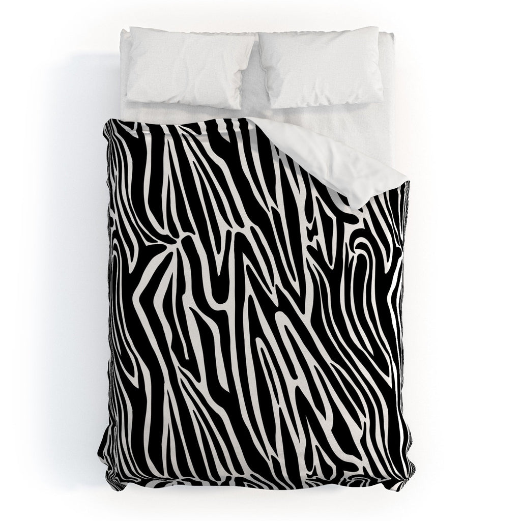 Jennifer Labre Wild Zebra Duvet Cover