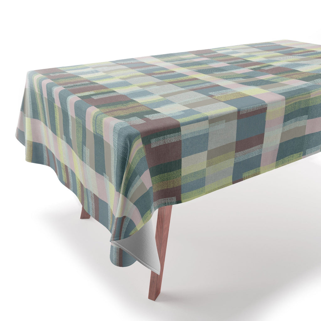 Marta Barragan Camarasa Dynamic Linear Blocks Tablecloth