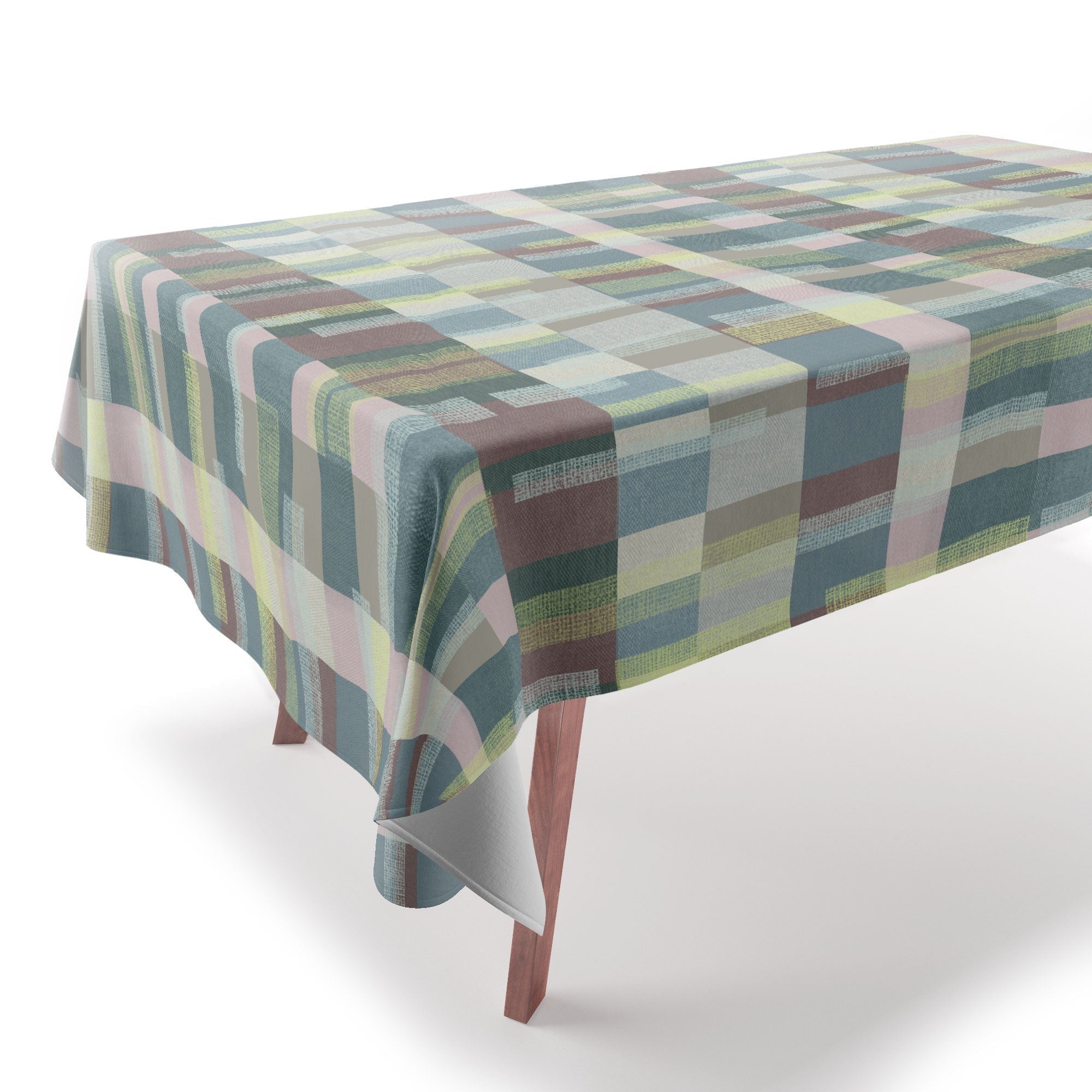 Marta Barragan Camarasa Dynamic Linear Blocks Tablecloth