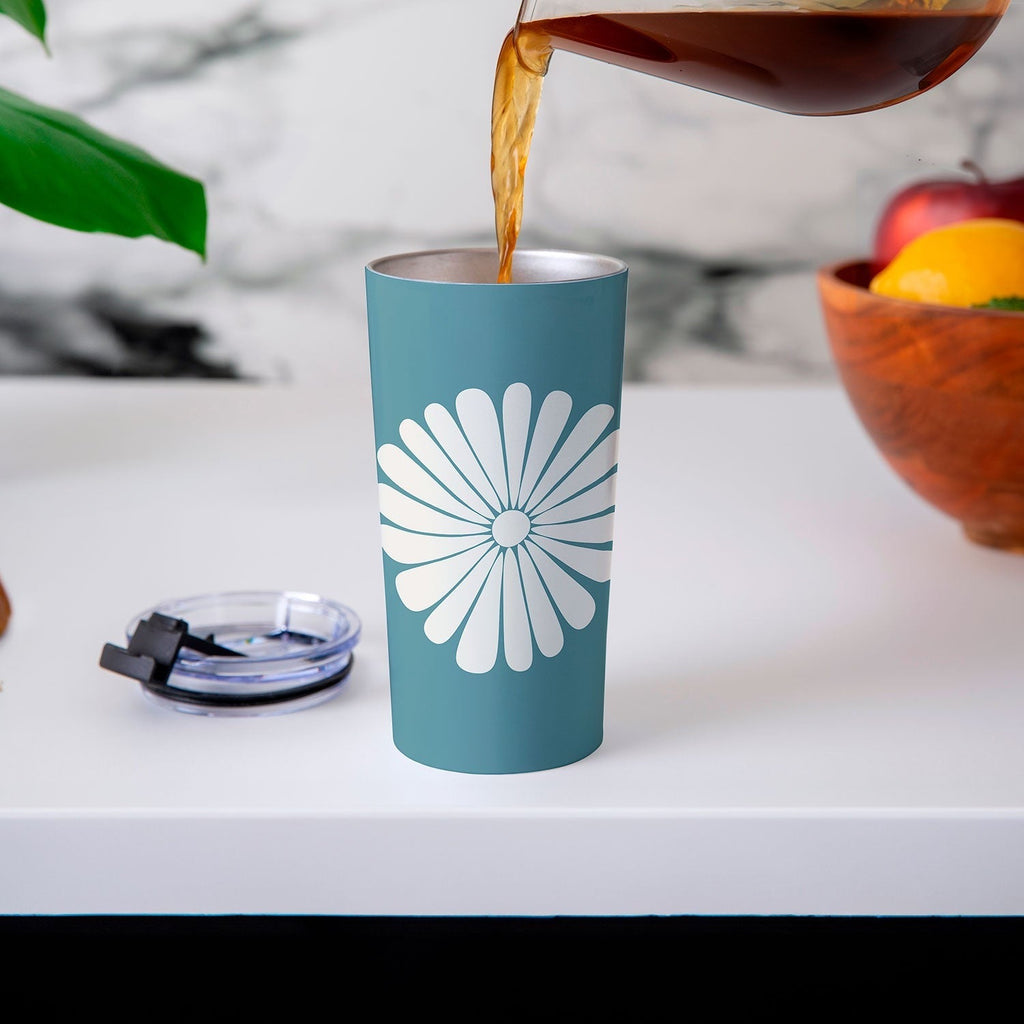 Colour Poems Retro Daisy XXIII Travel Mug