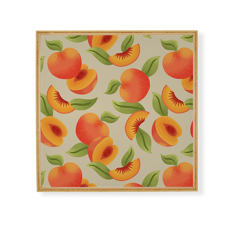 Jessica Molina Peach Pattern Framed Wall Art
