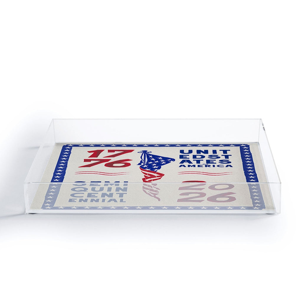 DENY Designs Retro 76 26 Acrylic Tray