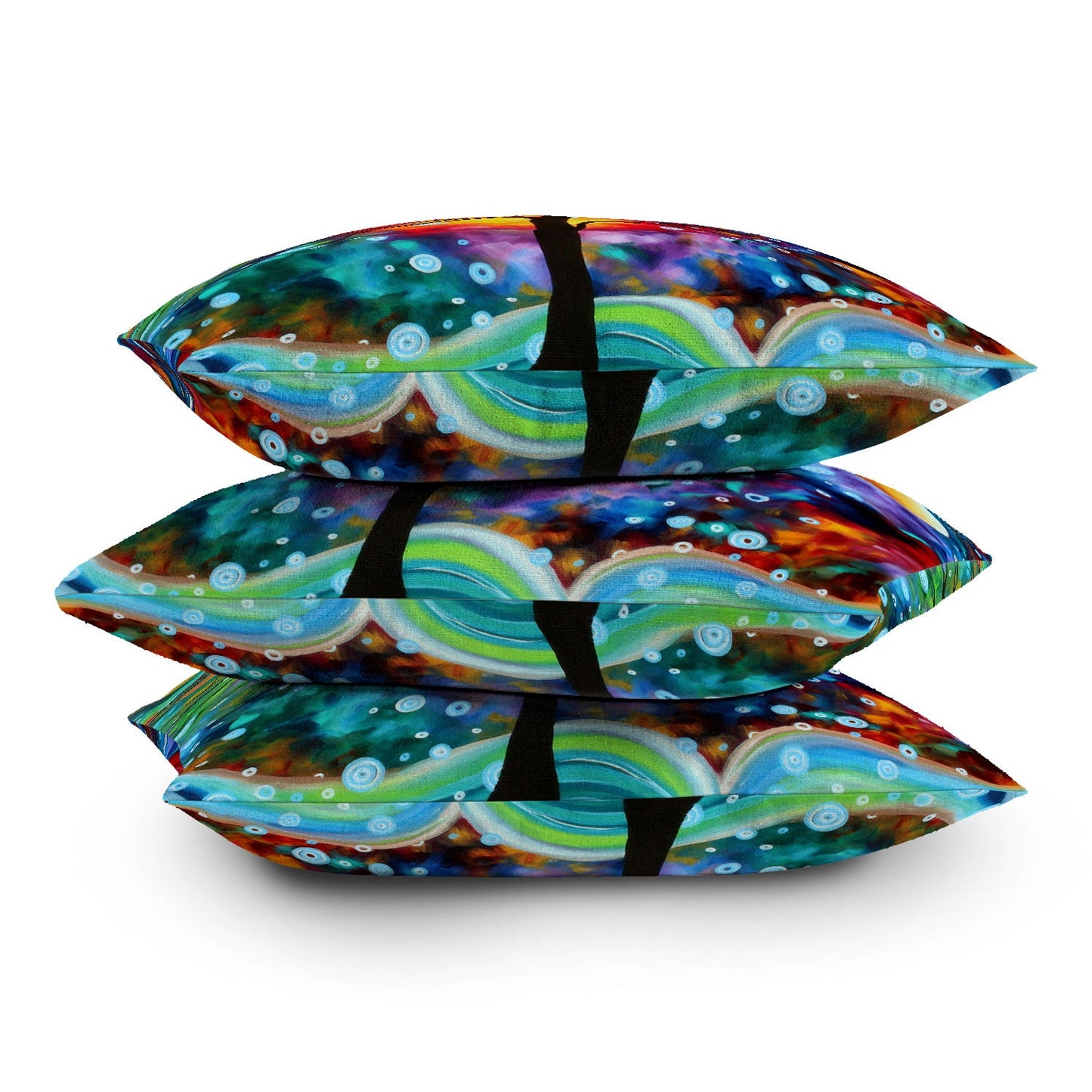 Madart Inc. A Moment In Time Throw Pillow