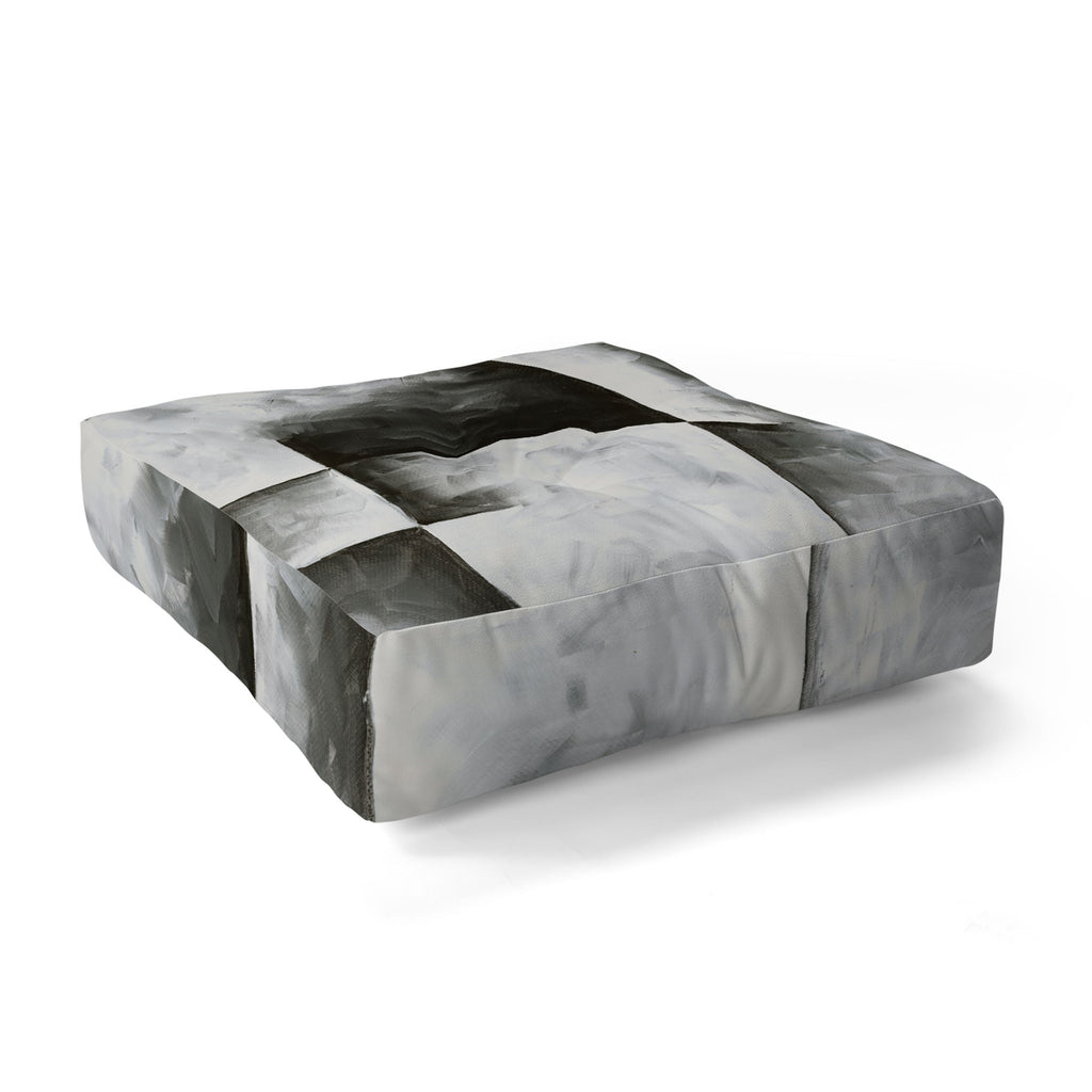 Madart Inc. Burnished IV Floor Pillow Square