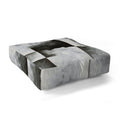 Madart Inc. Burnished IV Floor Pillow Square