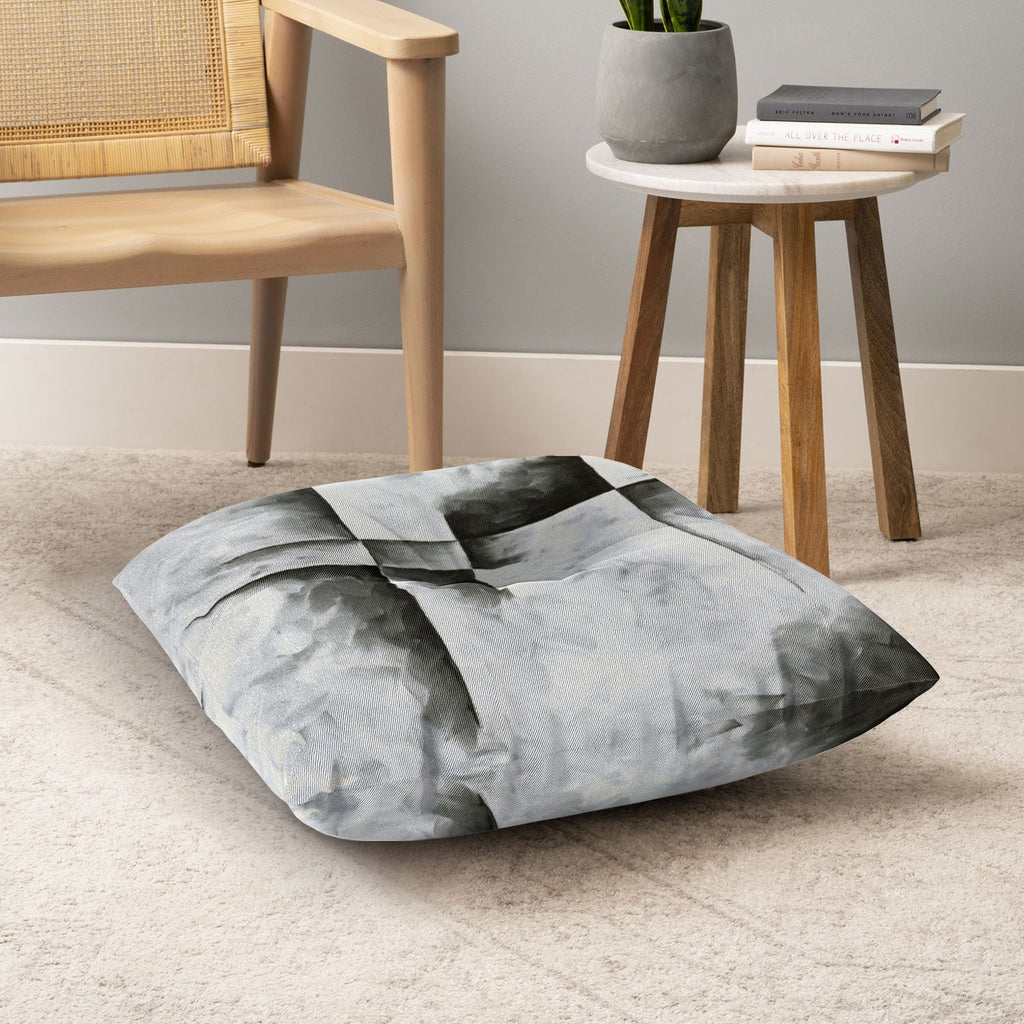 Madart Inc. Burnished IV Floor Pillow Square