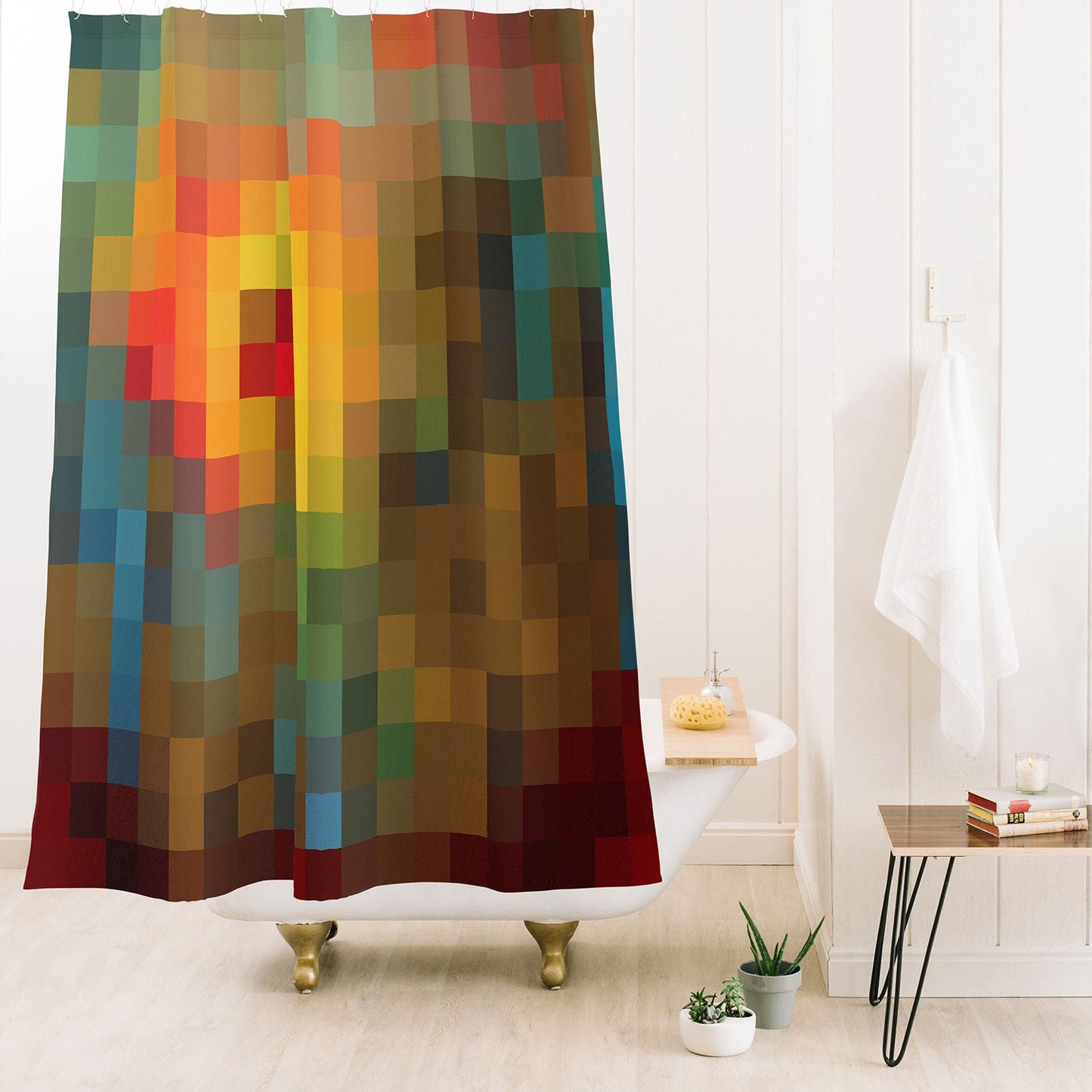 Madart Inc. Glorious Colors Shower Curtain