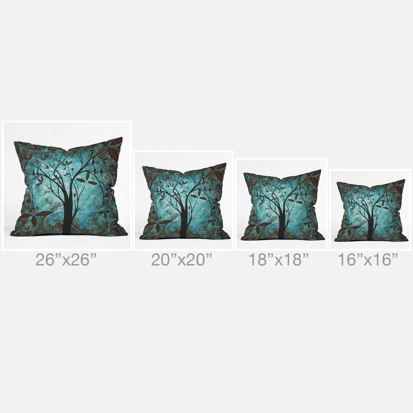 Madart Inc. Romantic Evening Throw Pillow