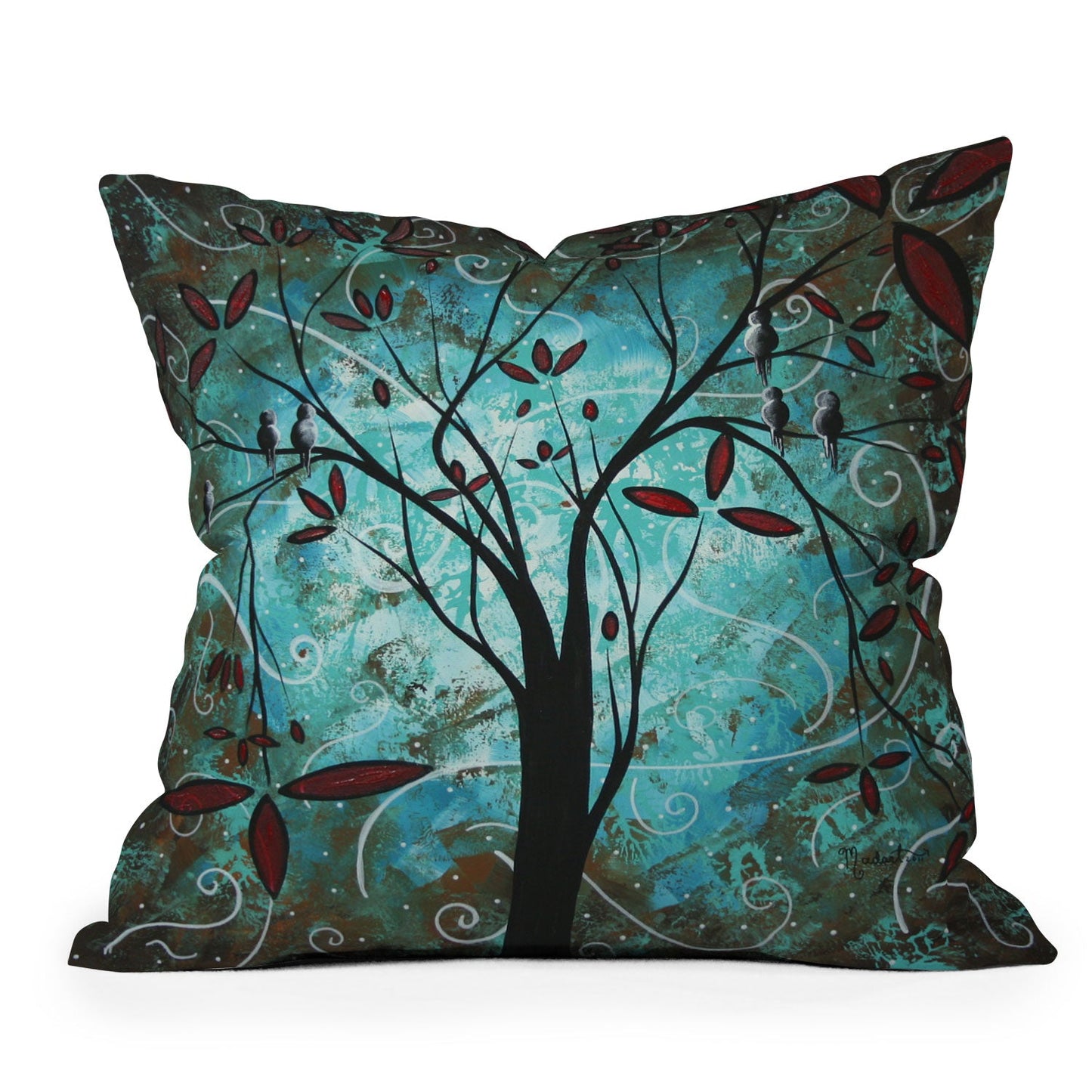 Madart Inc. Romantic Evening Throw Pillow