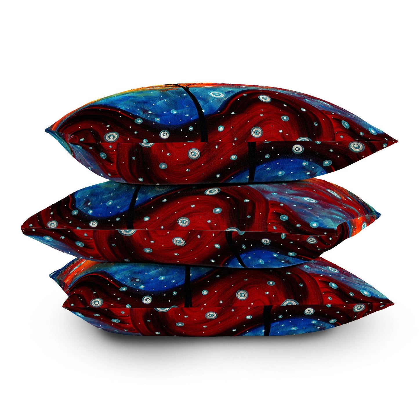 Madart Inc. Summer Snow Throw Pillow