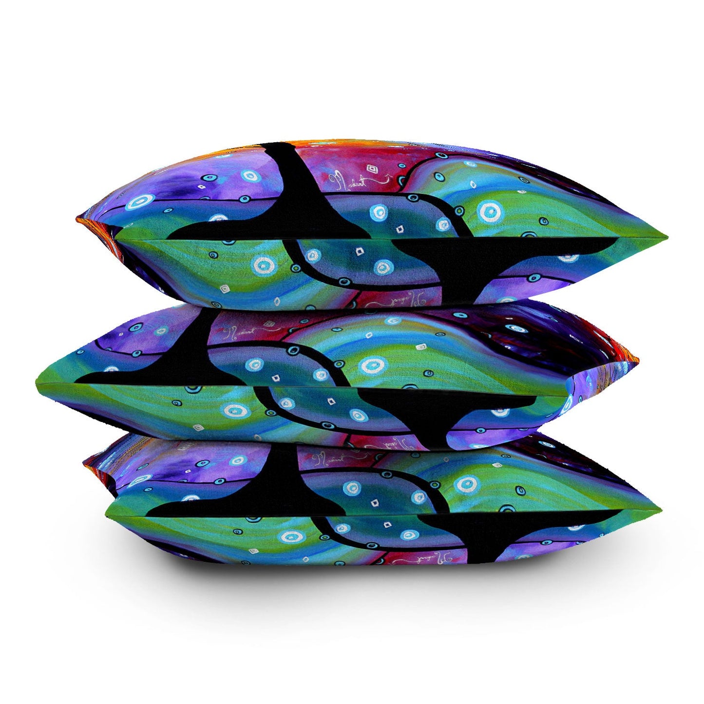 Madart Inc. Winter Sparkle Throw Pillow