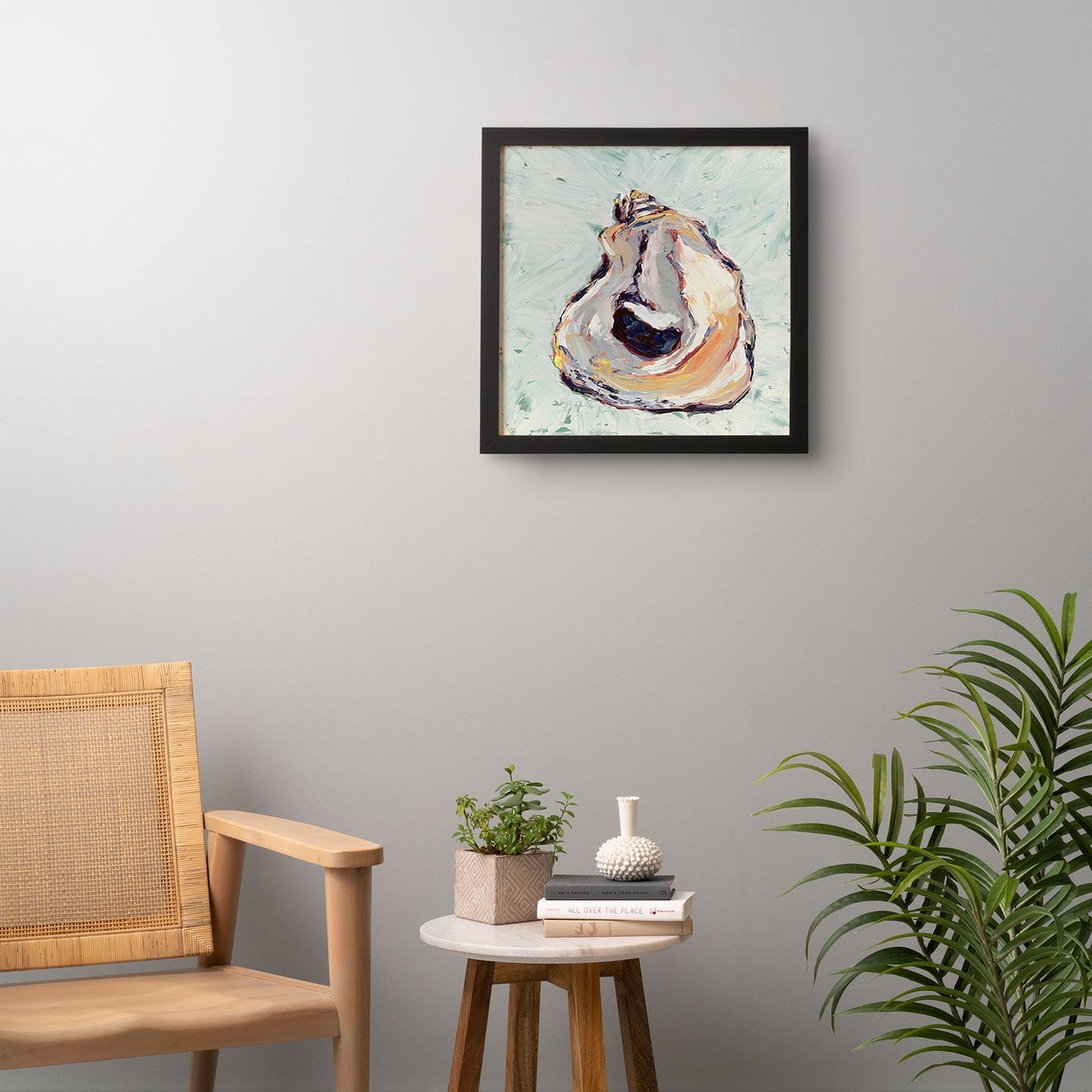 Magladry art studio Oyster shell Framed Wall Art