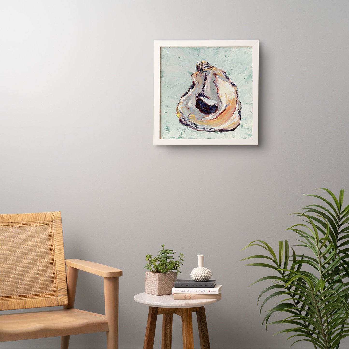 Magladry art studio Oyster shell Framed Wall Art